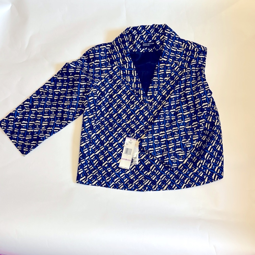 NEW Jones New York 100% Silk Jacket